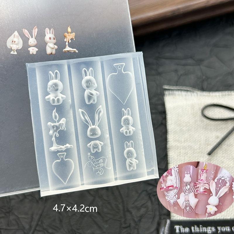 1 шт. Бант Морской Медузы Ракушка Лист Розы 3D Акриловая Форма Украшение для Ногтей Дизайн Ногтей Сделай Сам Силиконовая Форма для Ногтей