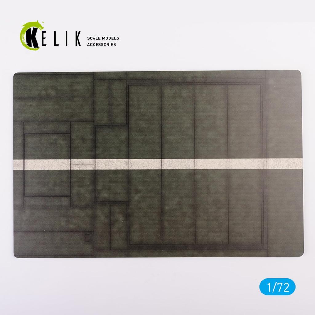 Reskit Британский HMS Argus 1943 Палуба полетов Тип 1 280 x 180мм Подставка для демонстрации RSKKS72053 1/72