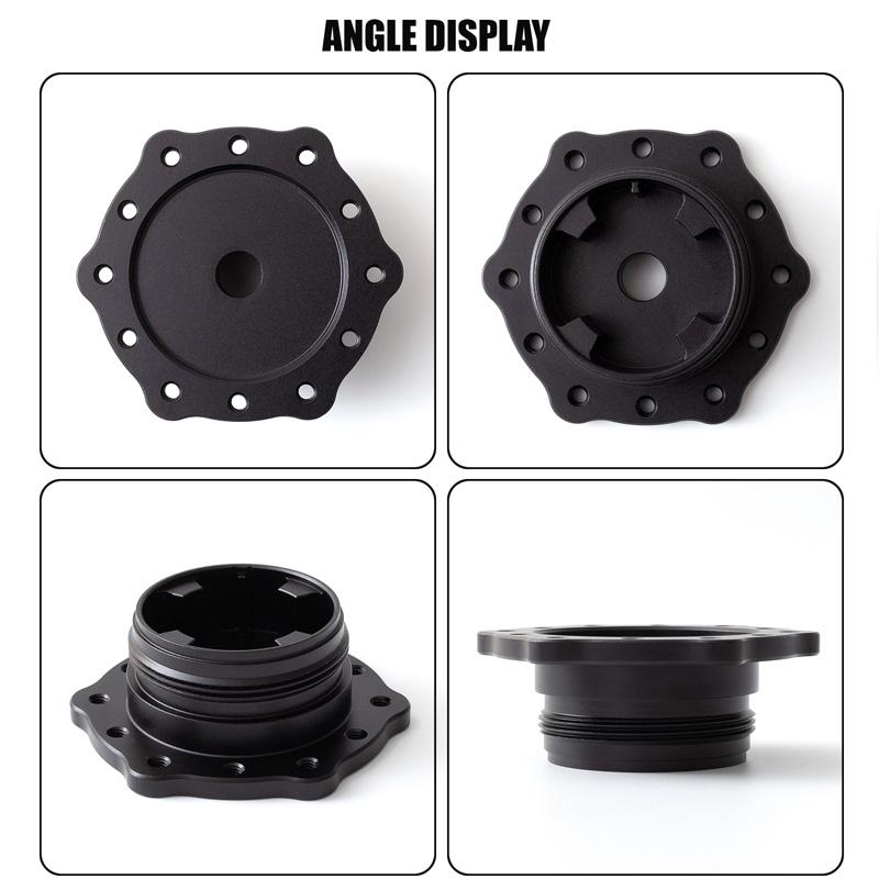 70/73mm Aluminum Alloy Adapter for Game Steering Wheel PXN V10 Laishida PXNV10pro Base Modification Connection Accessories MOD