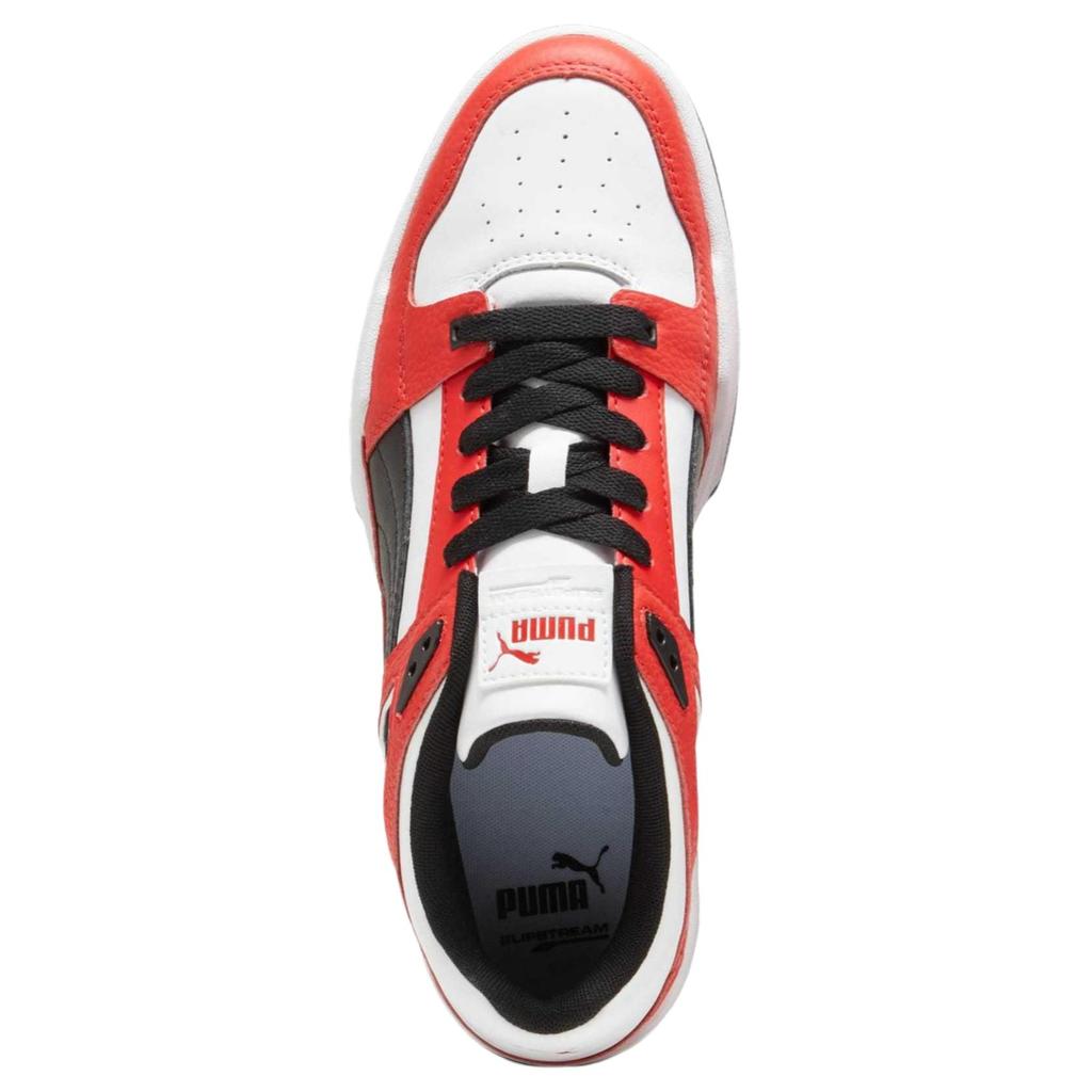 Puma Slipstream Classic Versatile Low-Top Sneakers Unisex Sneakers White Black Red 387544-25