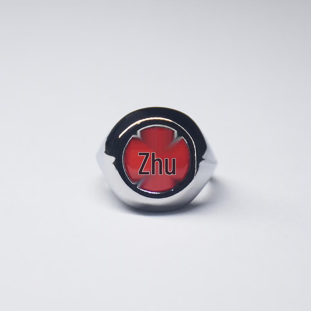 Набор колец ниндзя: Акацуки Итачи, Пейн Шесть Путей, Орочимару, Киноварь - Аниме Аксессуары