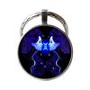 Zodiacs Time Gemstone Metal Keychain