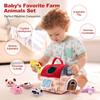 Farm Simulated Farm Animals House Set Cute Animals Cognition Doll  Festival Party Decor