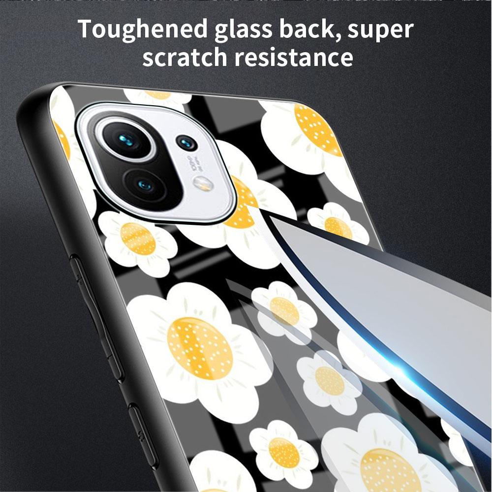 Moon Astronaut Glass Case For Xiaomi Poco X3 NFC 11 Lite 11T F3 M3 For Redmi Note 11 10 9 8 Pro 10S 9S 9A 9C Phone Cover