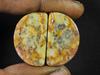 36Cts.Natural Leopard Skin Jasper Matched Pair Handmade Gemstone 16X25X04 MM SK-795
