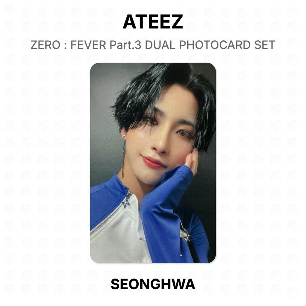 ATEEZ НОЛЬ : FEVER Часть 3 Двойной набор фотокарточек Официальная фотокарточка