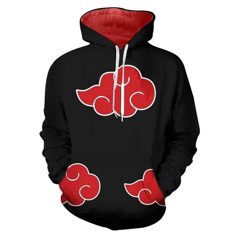 Осень 2024 года, новая последняя толстовка с капюшоном, плащ ниндзя Наруто, толстовка с 3D-принтом для мальчиков и девочек, любимая универсальная толстовка для взрослых
