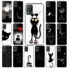 Чехол с черным котом для OPPO Realme GT 2 Pro X2 Pro XT C25S 8 7 6 Pro 6i Realme GT Master C3 C21 C21Y C11 X3 SuperZoom