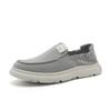 Solid color and simple one foot pedals: summer fabric comfortable cloth shoes with foam soles for men's casual shoes