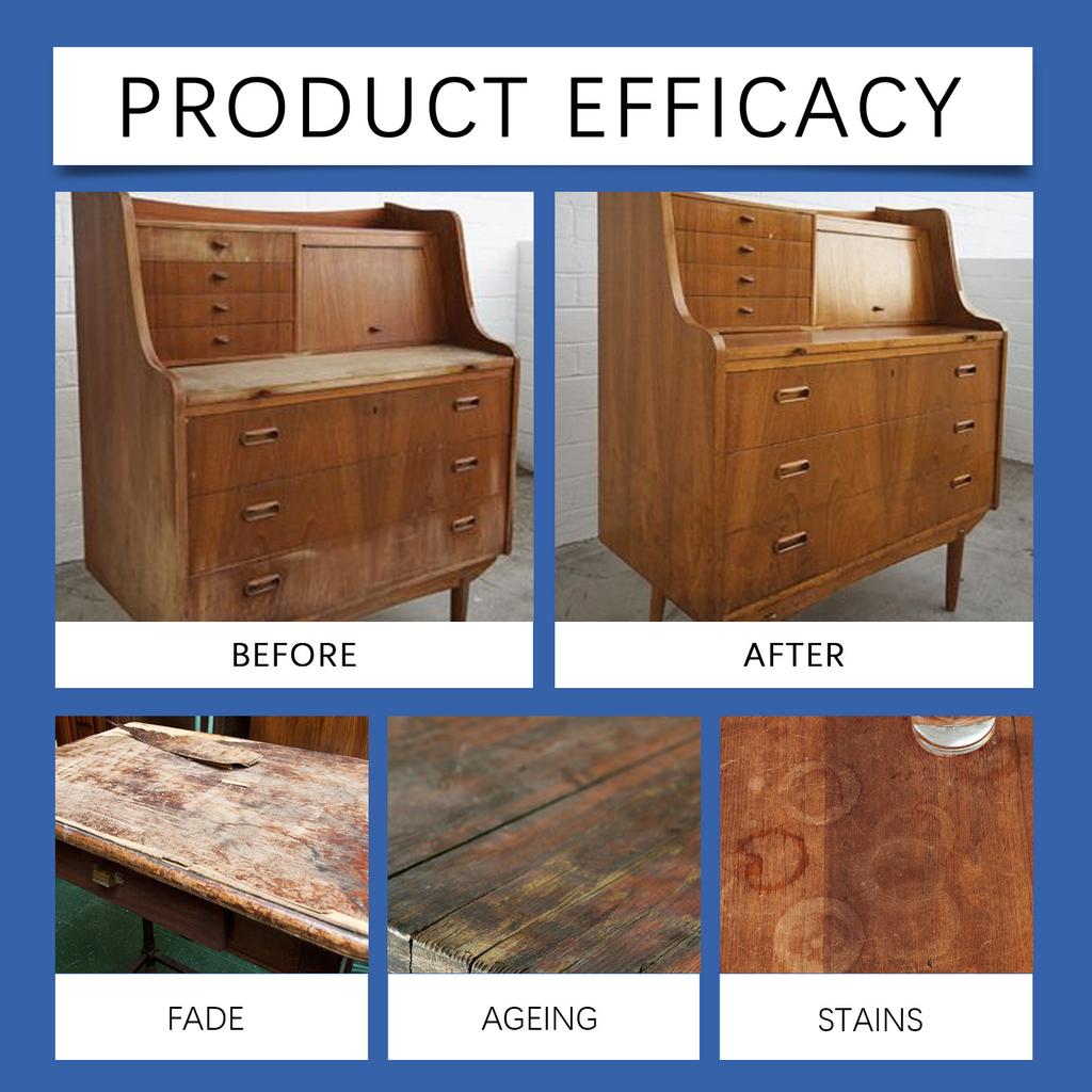 Полироль для мебели на основе пчелиного воска. Увлажняющее чистящее полирующее средство для ухода за деревянной мебелью. Глубокая очистка скопившихся пятен воска.