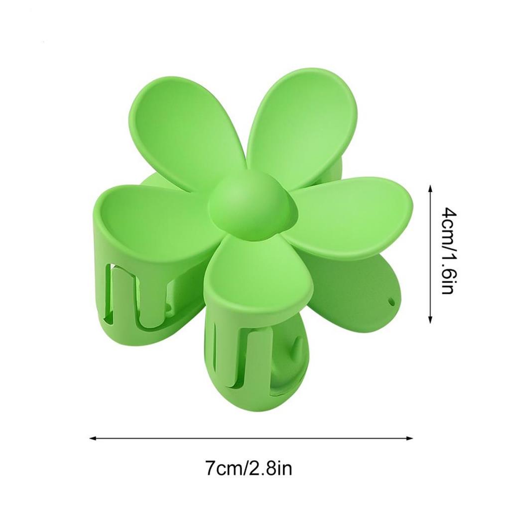 6 штук Зажим-краб для волос Женский Стайлинг Повседневная носка Форма цветка Головной убор для девочки Головной убор Зажим для хвостика Женский Макияж Умывание