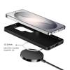 Magnetic Carbon Fiber Pattern Phone Case for Samsung Galaxy S26 Ultra S25 Edge S26Pro S24 Plus FE Metal Lens Protective Cover