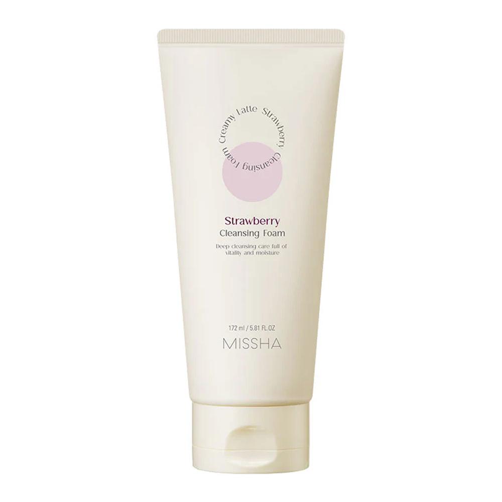 MISSHA Очищающая пенка Creamy Latte Зеленый чай, какао, клубника 172мл (3 типа)