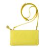 И кошелек на плечо из натуральной кожи, длинный кошелек [JULLY SHUSHU] DR2-WS (Лимон)