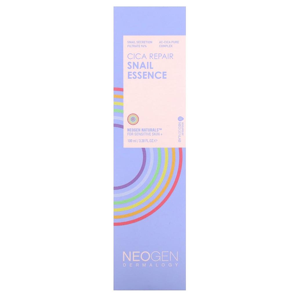 NEOGEN Dermaology, Cica Repair Snail Essence, для чувствительной кожи, 3,38 жидких унций (100 мл)