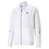 Bmw Mms Rct Logo Print Stand Collar Zip Long Sleeve Jacket Men Jacket White 599496-02