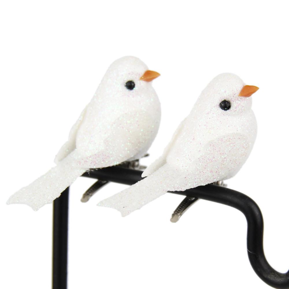 12шт мини-поддельные птицы искусственные птицы домашний декор рождественской елки