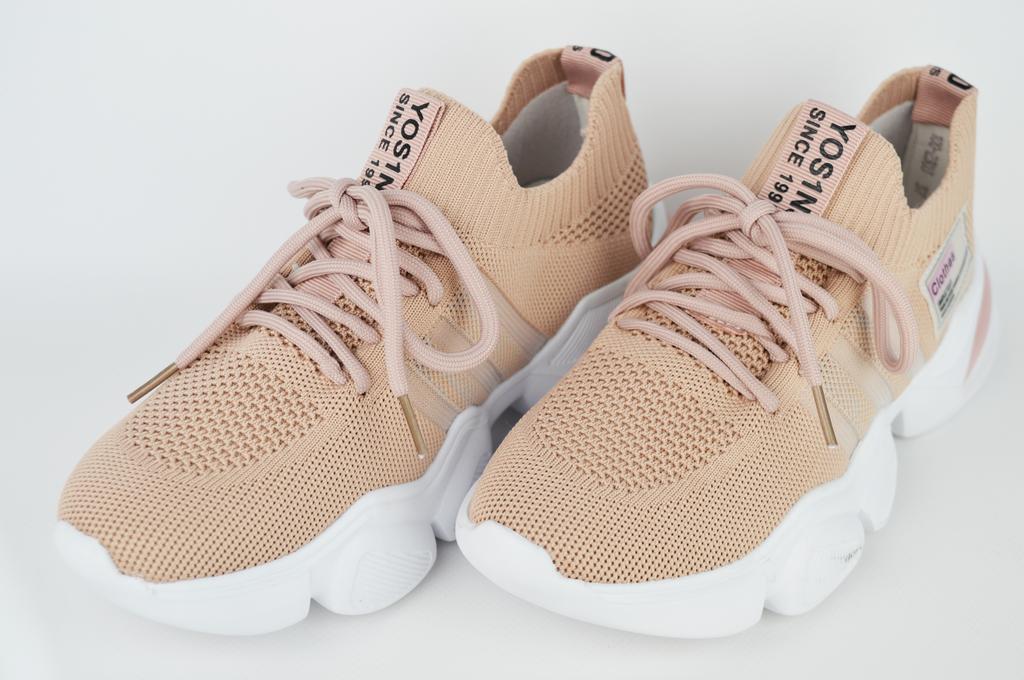 Кроссовки текстильные Lonza 2303 36 Пудровый