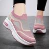 Woman Footwear Spring Autumn Slip On High Platform Mesh Breathable Shoes for Women Stylish Light Offer Casual Original Sale 39