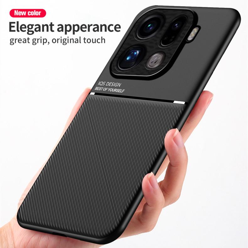 Прочный нескользящий чехол для OPPO Find X9 Pro Защитная крышка Магнитный держатель на присоске Coque Fundas Capa