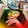 Коврик Bob music Vibrant Art для офиса, подкладка под кресло, игровой ковер, подходит для прихожей, спальни, гостиной, рабочего стола, праздничный подарок