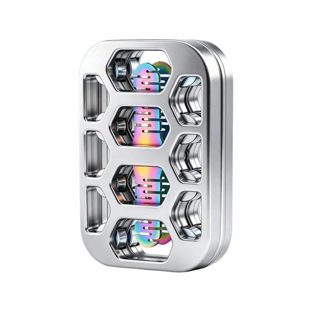 Metal Fidget Slider Toy Magnetic Fidget Toy Fingertip Toy Fidget Spinner Office Desk