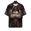 Japanese Warrior Katana Girl Tattoo T-shirt Sexy and Beautiful 3D Printed Top Summer Men Harajuku Round Neck Short Sleeved Clothing