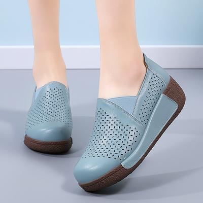 Мода Женская Вулканизированная Обувь Уличная Повседневная Спортивная Обувь Увеличивающая Рост Легкая Кожаная Обувь на Платформе Женская Обувь