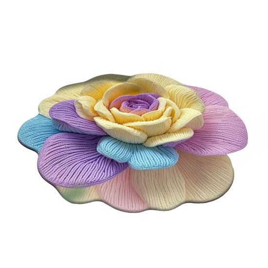 3D Цветочный коврик для пола Реалистичный цветок Ковер для гостиной Нескользящий Впитывающий коврик для ванной Ковер для спальни Игровой комнаты Кухни