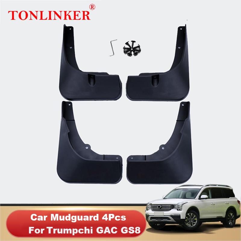 TONLINKER Mudguard For Trumpchi GAC GS8 2017- Mud Flaps Mudguards Splash Guards Car Fender Mudflaps 4Pcs