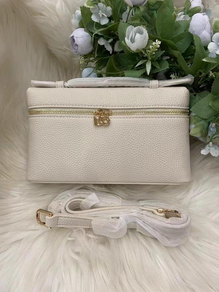 LP19 Золотая сумка-ланчбокс через плечо - 2025 Модная осенне-зимняя сумка на плечо в гонконгском стиле