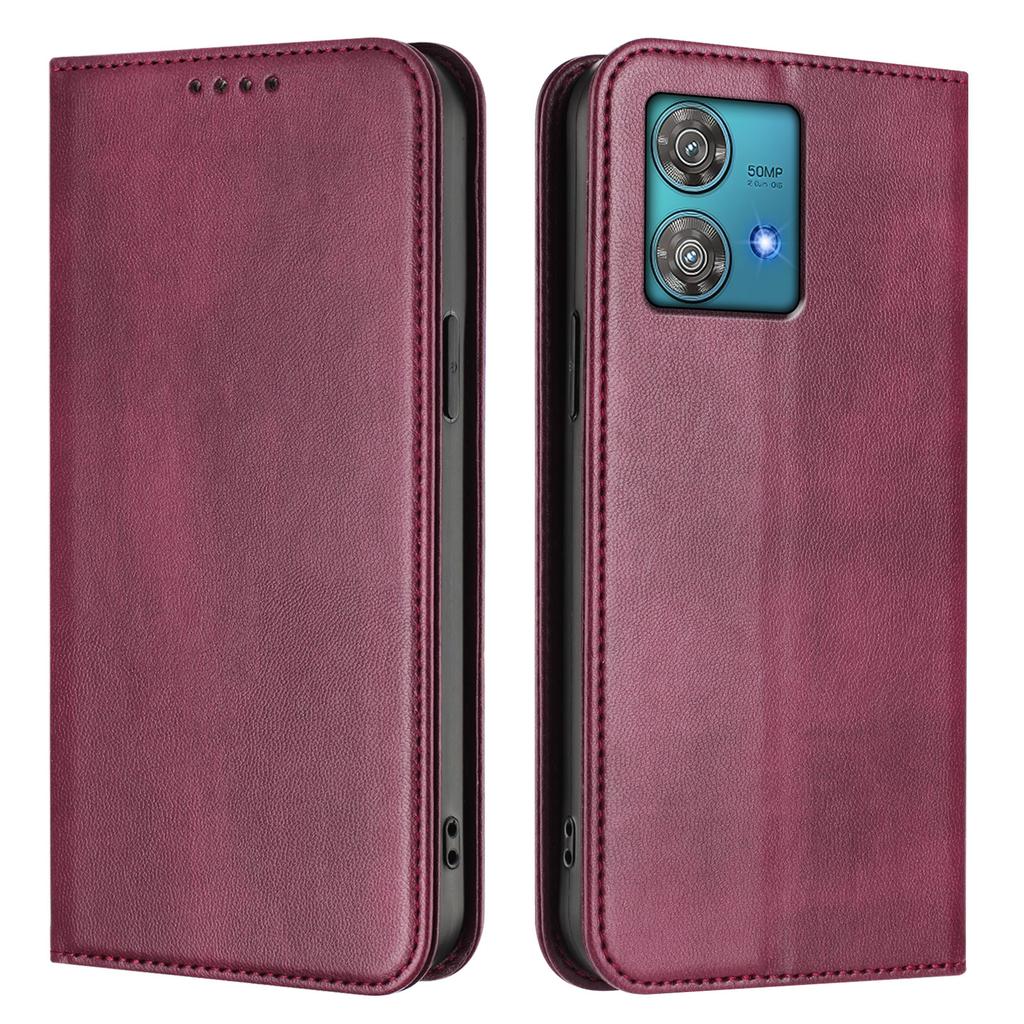 Для Motorola Edge 40 Neo 5G Кошельки Чехлы Ретро Текстура Блокировка RFID Кожаный Чехол для Телефона