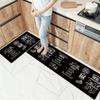 Кухонный коврик для пола, домашний входной коврик для ванной комнаты, противоскользящий моющийся коврик, ковер для прихожей, гостиная, спальня, коридор, длинный ковер