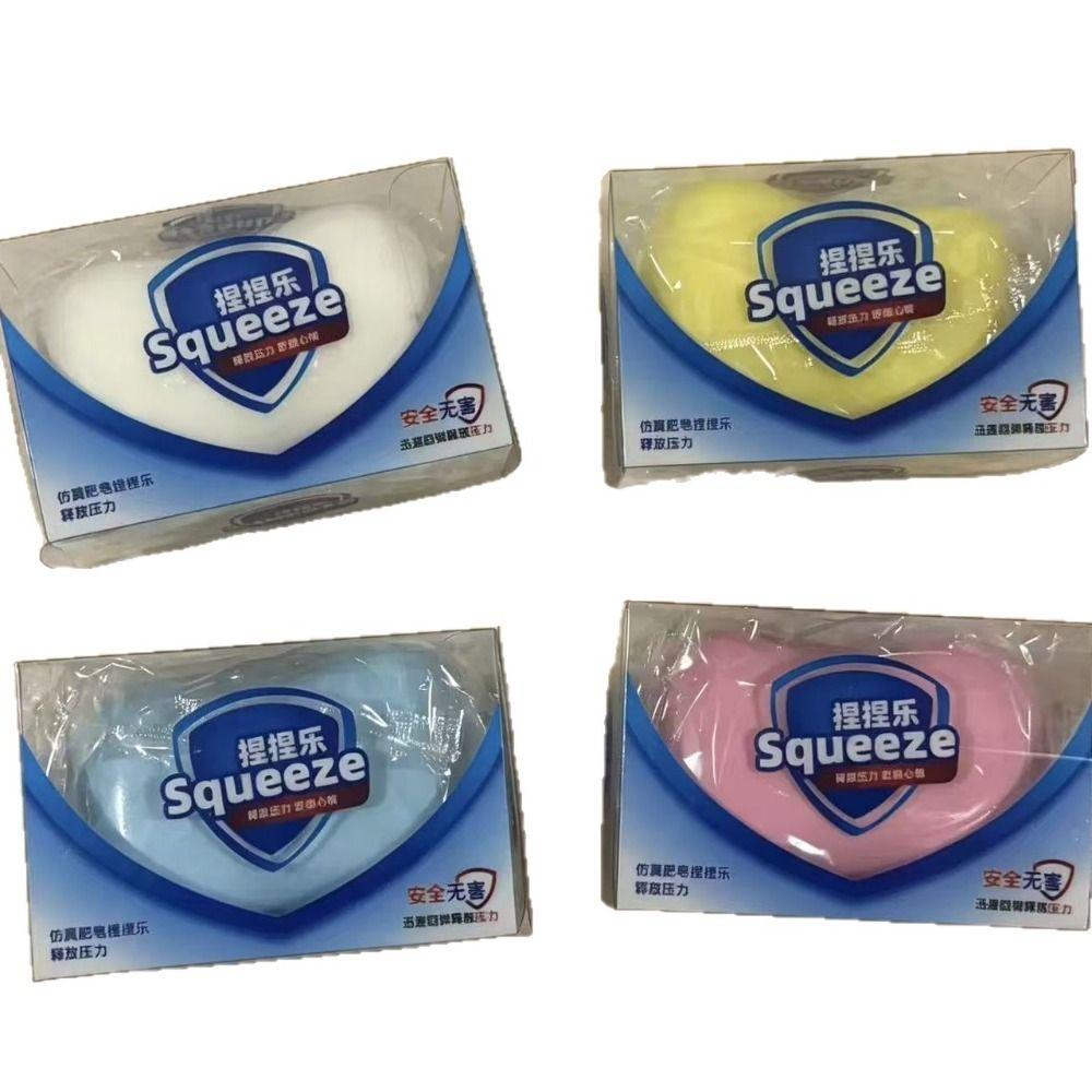Comfortable Touch Soap Shaped Squishy Simulation Sensory Toy Slow Rising Squeeze Student Prize