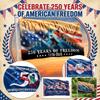 США 250 лет Флагу 1776 2026 Для улицы с узором для декора дома и сада