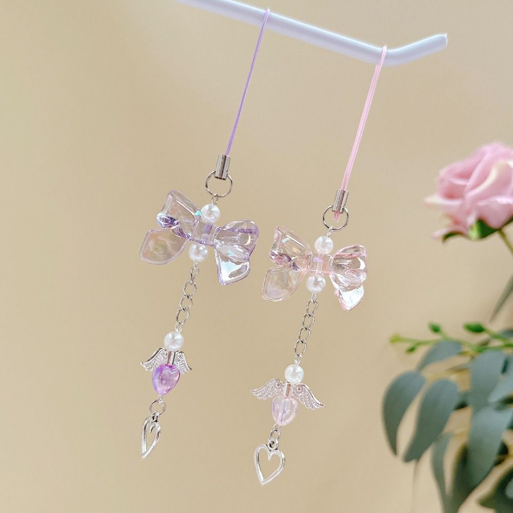 Прозрачный женский мобильный телефон цепочка анти-падение брелок милый телефон подвесной шнурок