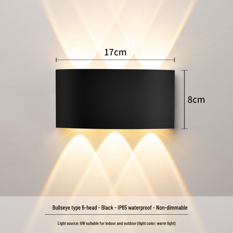 Modern Waterproof LED Wall Light for Outdoor & Indoor Spaces