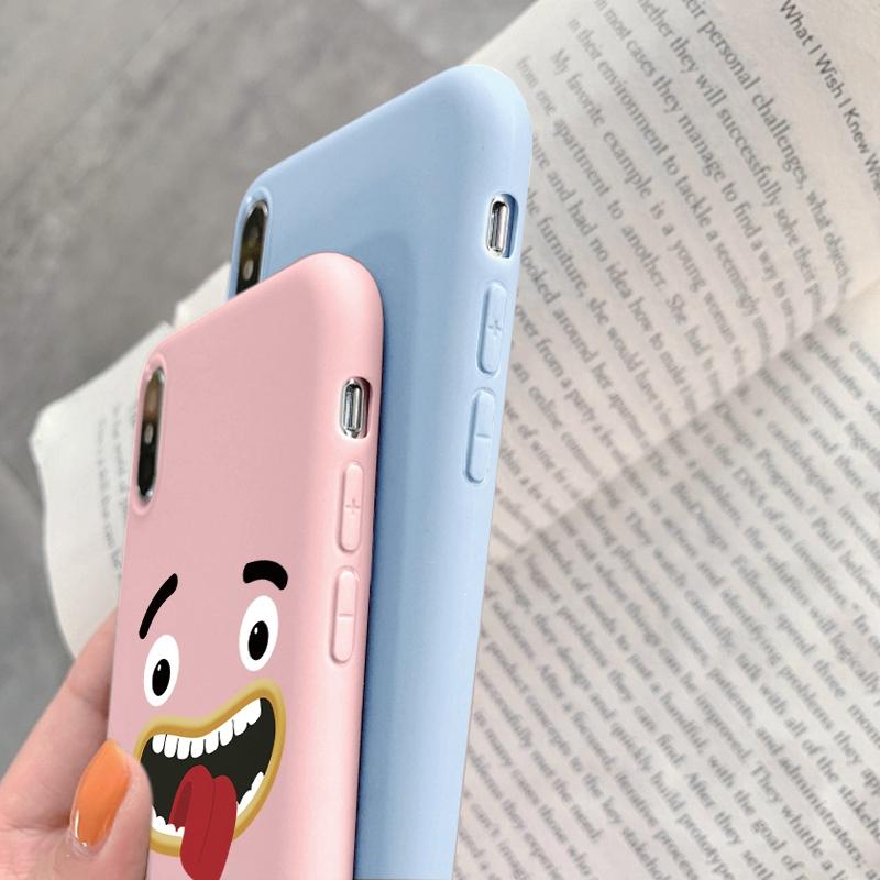 Funny Patterned Soft Silicone Case For Samsung M35 A55 Xiaomi Redmi Note 13 Poco C65 iPhone 15 Huawei Honor Realme Camera Protective Shockproof Cover