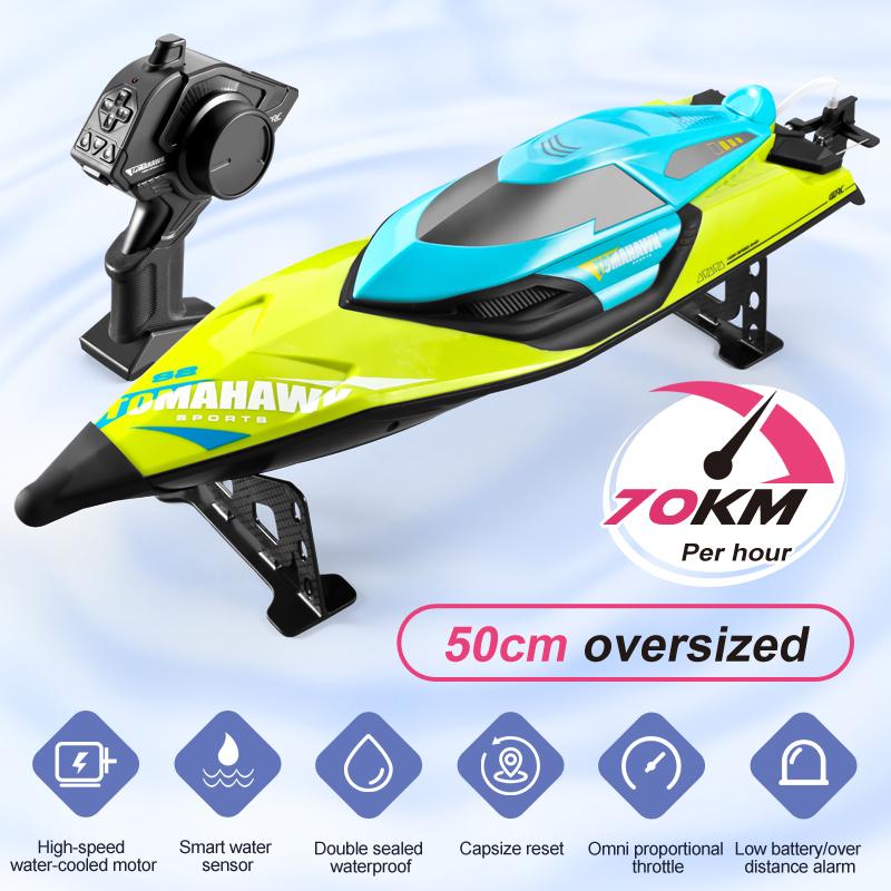 S2 RC Скоростной Катер Лодка 50 км/ч Высокомощный Профессиональный Пульт Дистанционного Управления Высокоскоростной Гоночный Катер Подарки Игрушки Для Мальчиков