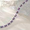 FANCIME Tennis Bracelet Synthetic Amethyst February Birthstone Width 4mm Tennis Bracelet Zirconia Silver S925 Amulet Christmas Birthday Anniversary