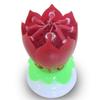 Bougie musicale - Fête de la mode - Lotus - 14 pièces - 11 cm - Multicolore