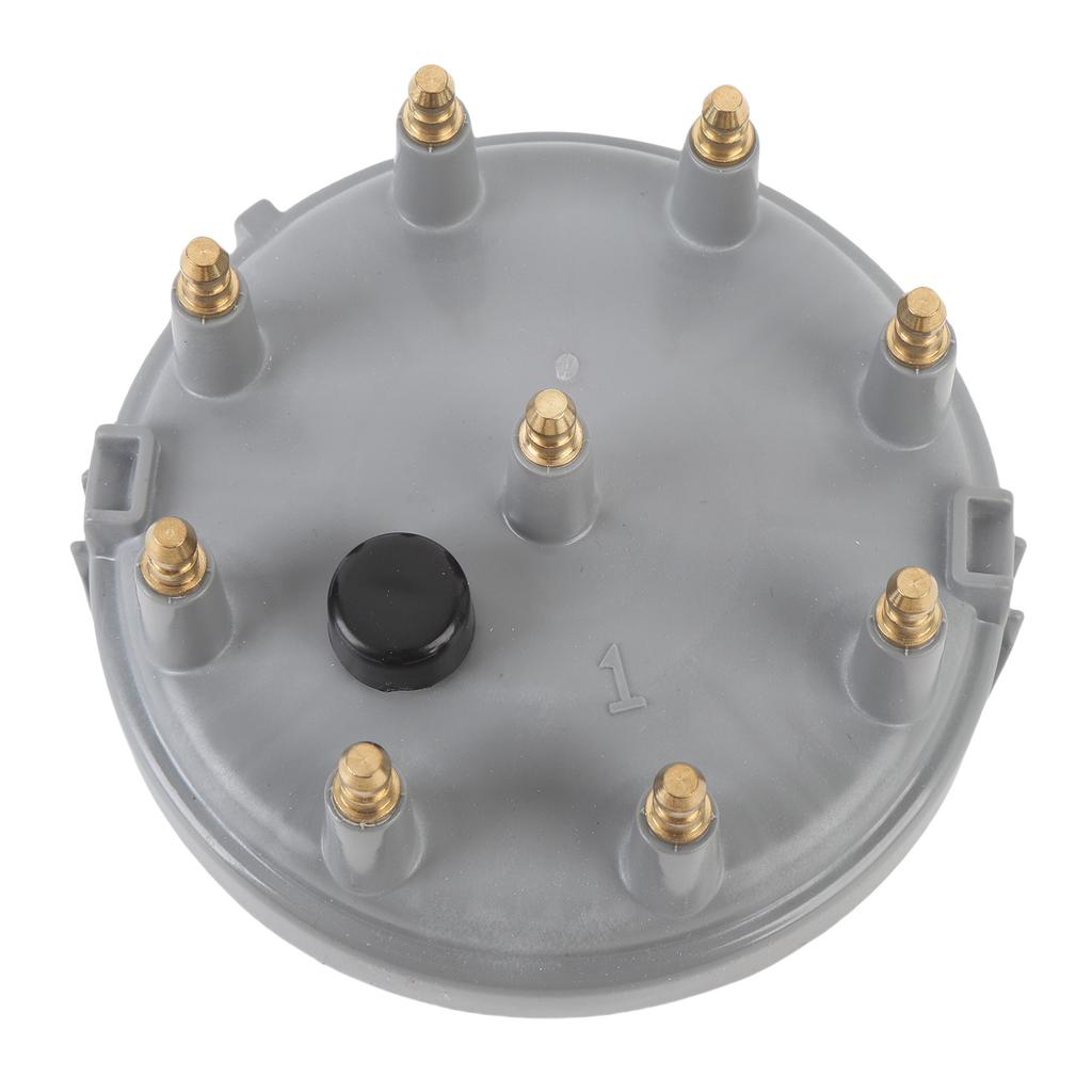 Ignition Distributor Cap Rotor Kit DC12V 8233 Brass Terminals Replacement for Bronco E 150 E 250 V8 5.0L 5.8L Grey