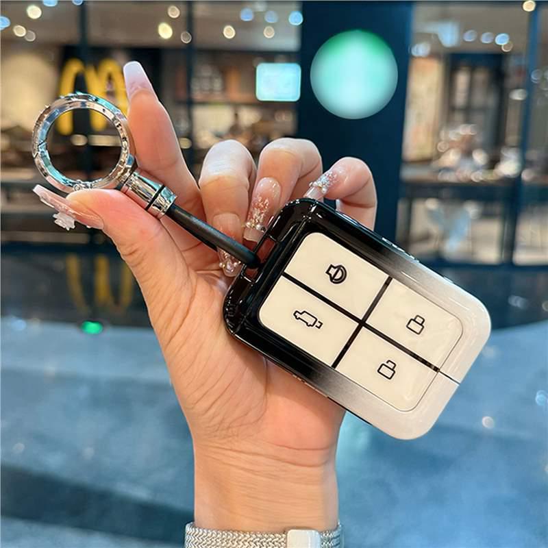 Металлический защитный чехол для ключа Chery 25 моделей iCarV23 - Унисекс Умный Bluetooth-чехол для пульта