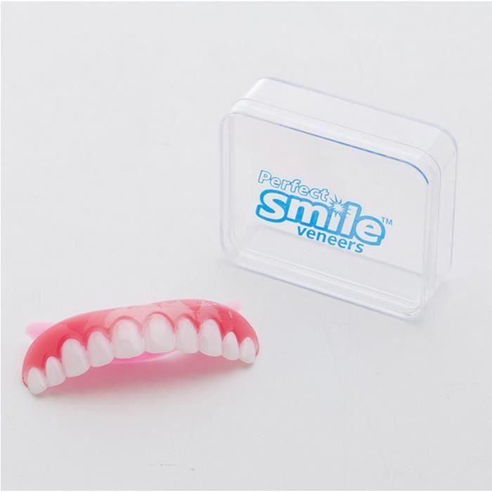 Cosmetic Teeth - Perfect Smile - Flexible Fit - Shiny - White - Instant Comfort