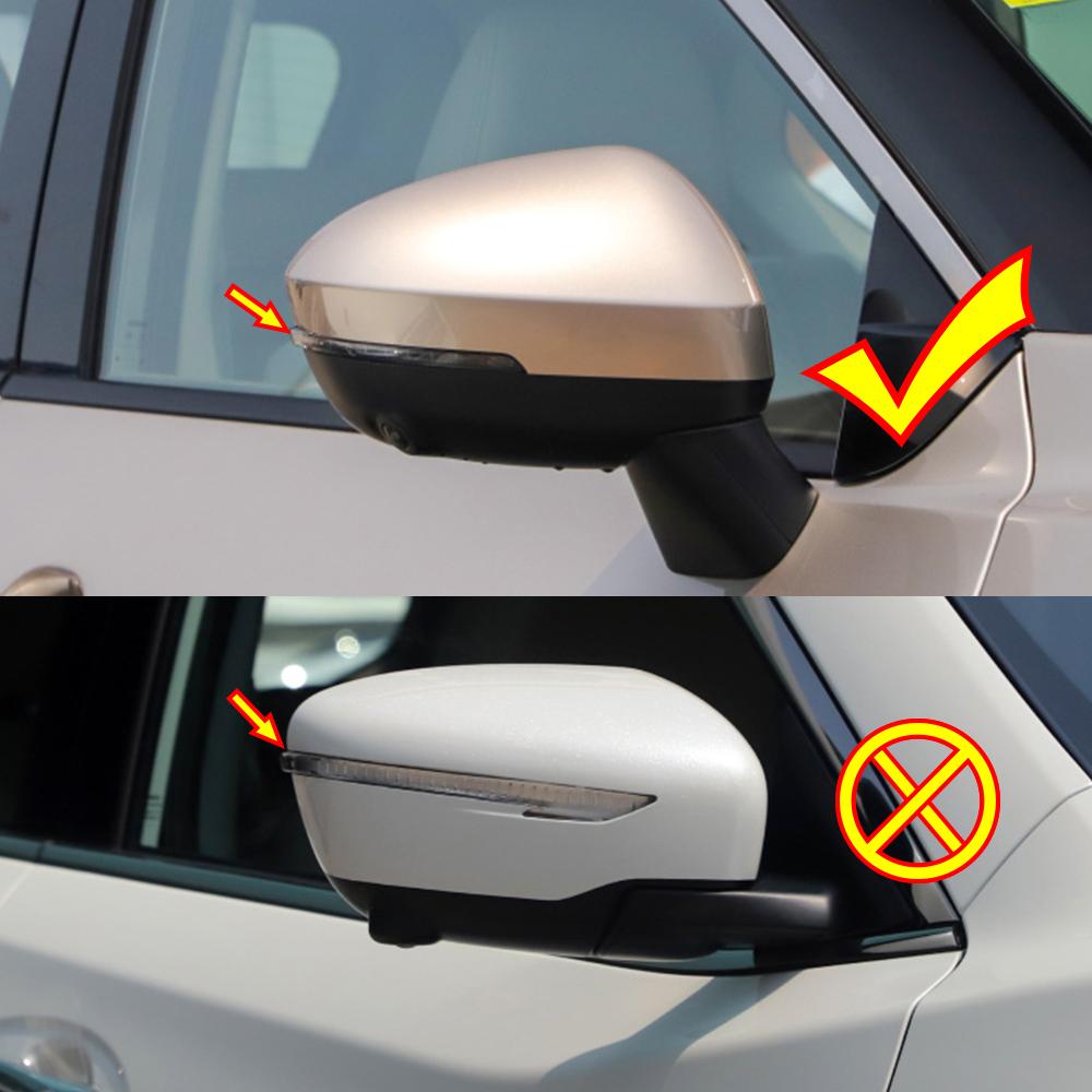 Carbon/Chrome for Nissan Juke Ariya Rogue Livina X Trail t33  2022 Car Side door rearview turning mirror decor Sticker cover