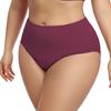 Women Plus Size Panty Comfort Thin Underwear Seamless Simple Plain Panties Briefs 0Xl 1Xl 2Xl 3Xl 4Xl 5Xl