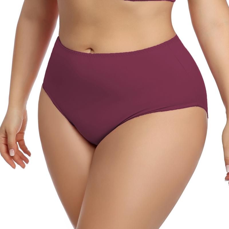 Women Plus Size Panty Comfort Thin Underwear Seamless Simple Plain Panties Briefs 0Xl 1Xl 2Xl 3Xl 4Xl 5Xl