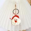 Рождественский Санта Клаус Брелоки Кольца Держатели Шляпа Перчатки Сделай сам Подвески для Сумок Декоративные Искусственные Вязаные Крючком Подарочные Аксессуары