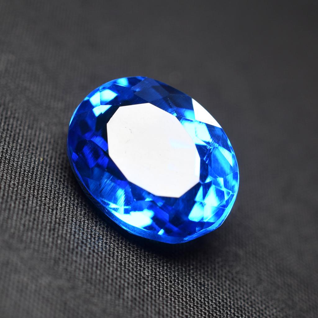 9.50 Ct Natural Sapphire Blue Perfect Oval Cut   Real Loose Gemstone
