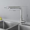 Robinet Mitigeur de cuisine Extractible en Acier Inoxydable - CECIPA - Pivotant - Brillant - Chrome
